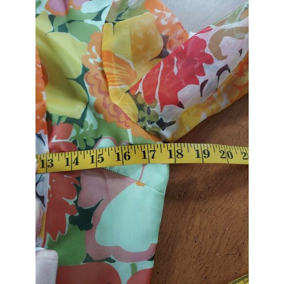 Vintage California Calliope Floral Dress-XS / S - Picture 8 of 10